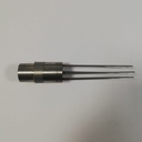 Onderste vormbuisstuk met 5 metalen pennen voor 120 mm vormbuis