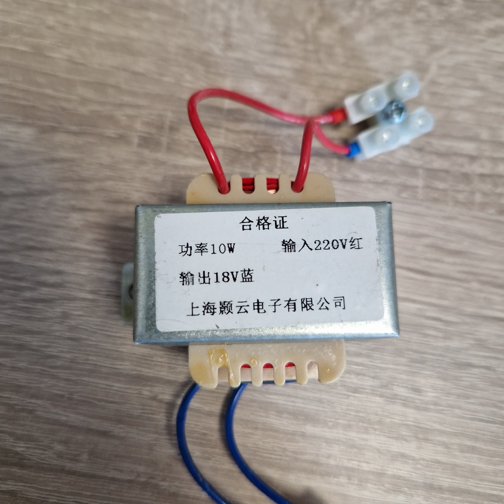 Transformator 10w 220v 18v