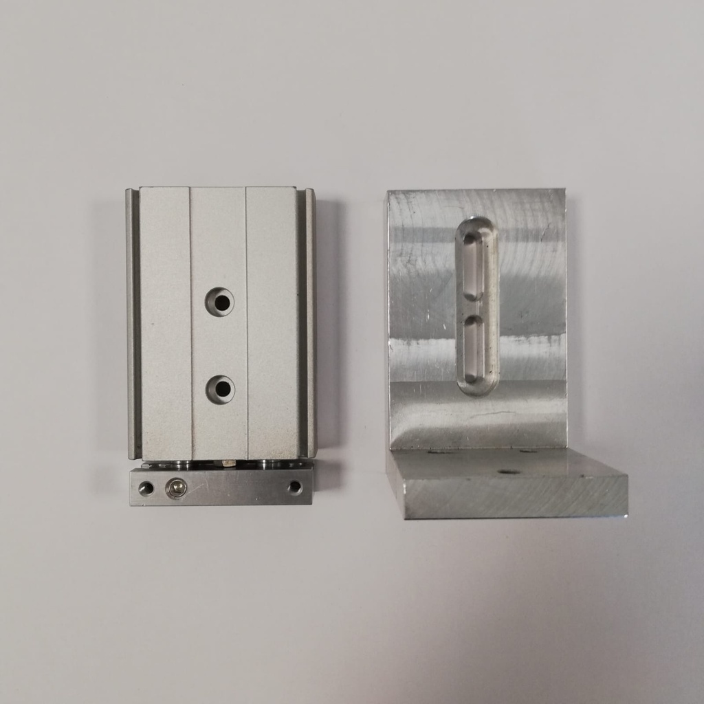 Ultrasoon ringmes houder + SMC cilinder