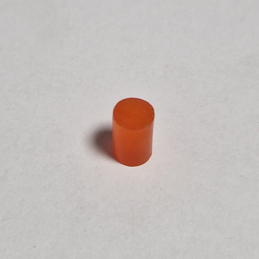Film clamp orange L=6mm x Ø6