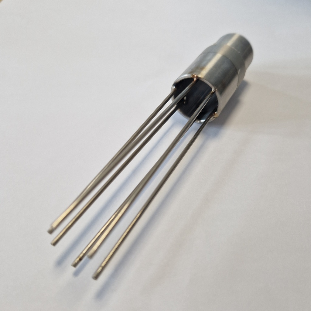 Onderste vormbuisstuk met 5 metalen pennen voor 120 mm vormbuis