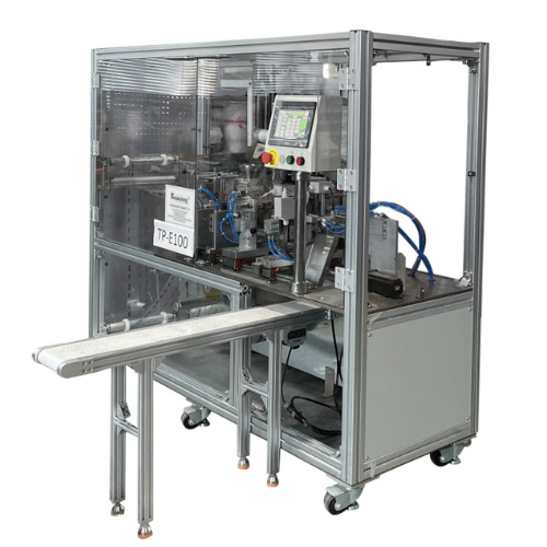 TP-E100 high-speed pyramid tea bag envelopping machine