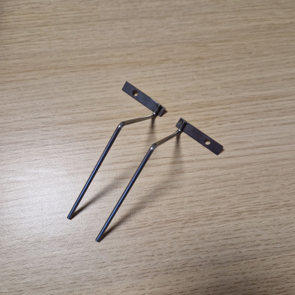 Guide needle with holder, set of 2