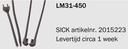 Cable de fibra óptica Sick 2015225 LM31-150/12 nuevo n.º LL3-LM31150