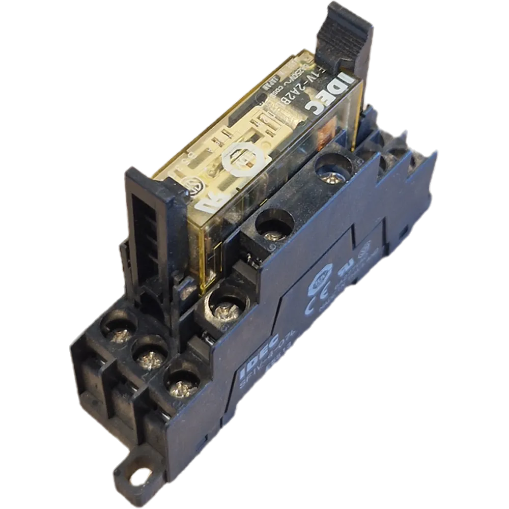 IDEC RF1V-2A2BL-D24 Veiligheidsrelais met Relaisvoet SF1V-4-07L
