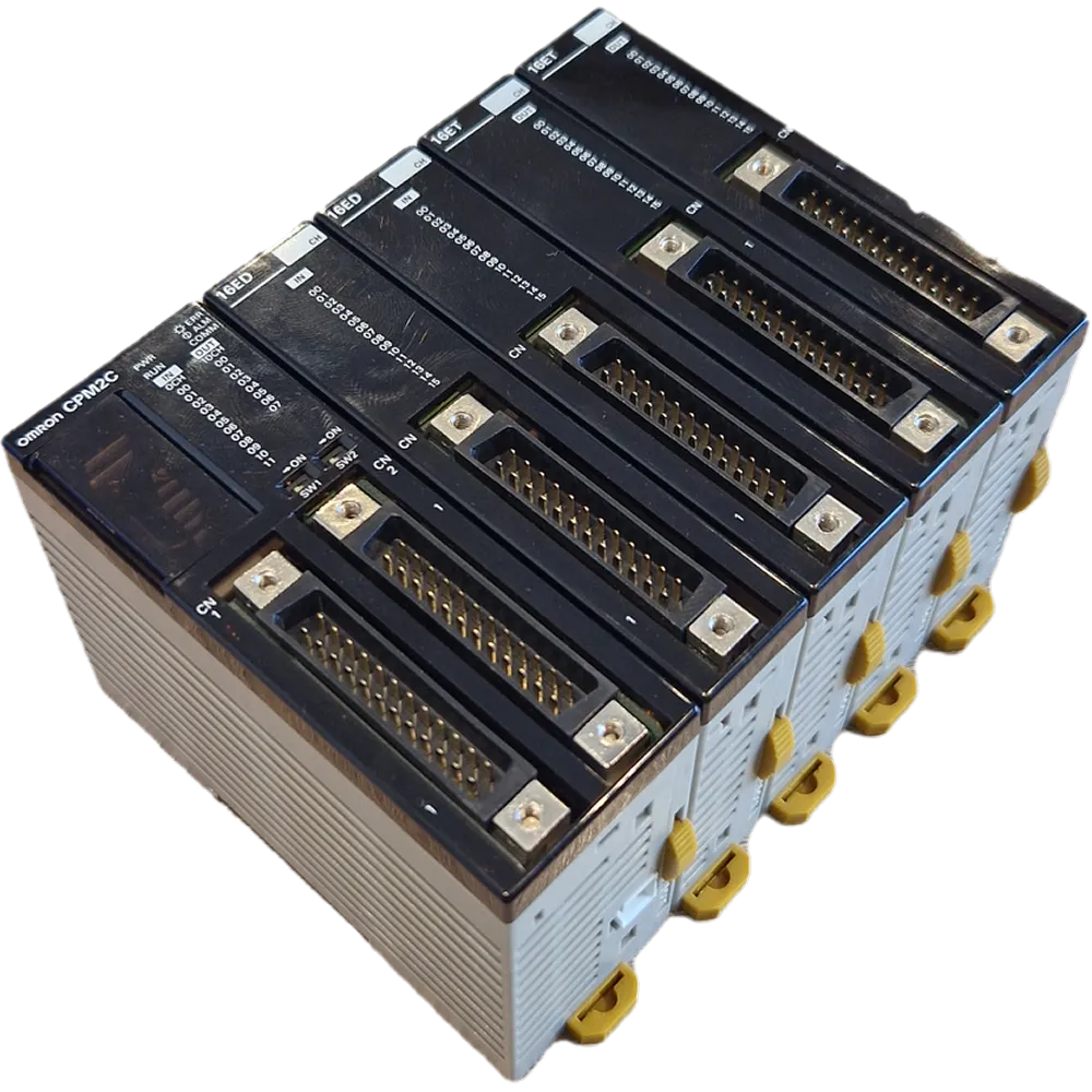 [TN02016] Système API Omron CPM2C-20CDT1C-D avec 4 modules d'extension