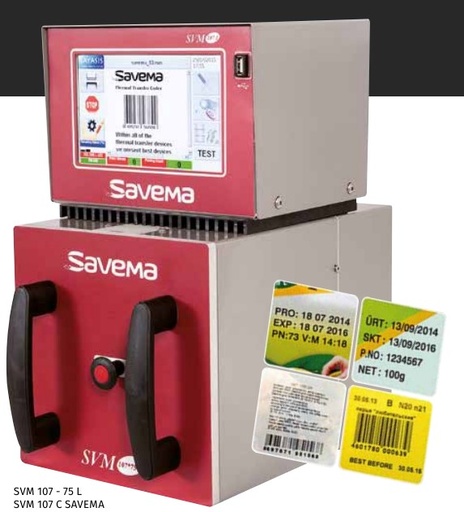 [TN00600] Thermotransferprinter Savema 107-75L (linkshandig)
