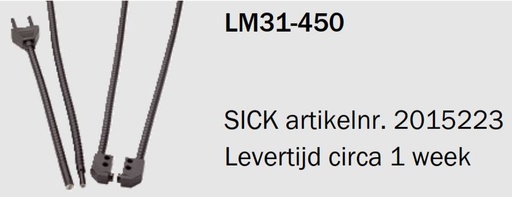 [TN01663] Fiber Optic Cable Sick 2015223 LM31-450